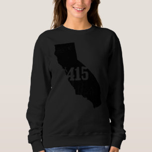 San Francisco 415 Area Code California State Map V Trui
