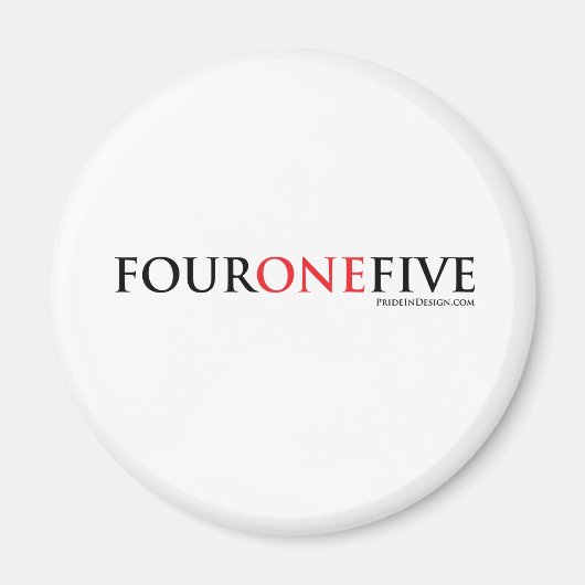 San Francisco 415, netnummer Pride Magneet (Voorkant)