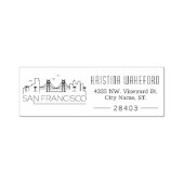 San Francisco | Aangepast zelfinkend stempel voor  (Design)