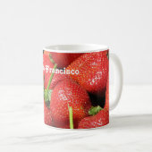 San Francisco aardbeien Koffiemok (Voorkant rechts)