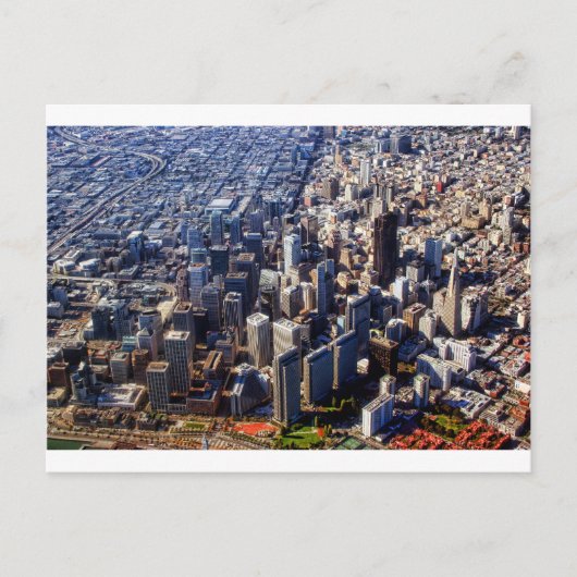 San Francisco Aerial Uitzicht Briefkaart (Voorkant)