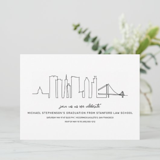 San Francisco Afstuderen Kaart (Staand voorkant)