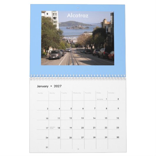 San Francisco Agenda 2015 Kalender (Jan 2027)