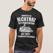 San Francisco Alcatraz, eigendom van Californië T-shirt (Voorkant)