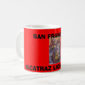 SAN FRANCISCO, ALCATRAZ LIGHTHOUSE.. KOFFIEMOK (Voorkant links)