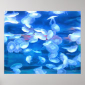 San Francisco Aquarium Jellyfish 0925 Art Print (Voorkant)