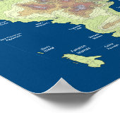 San Francisco Archipelago, 200' zee stijgt 12' Poster (Hoek)