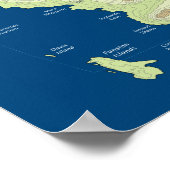 San Francisco Archipelago, 200' zee stijgt 16' Poster (Hoek)