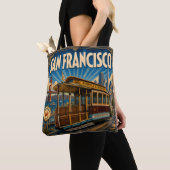 San Francisco art deco boodschappentas Tote Bag (Dichtbij)