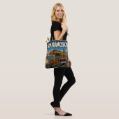 San Francisco art deco boodschappentas Tote Bag (Op model)
