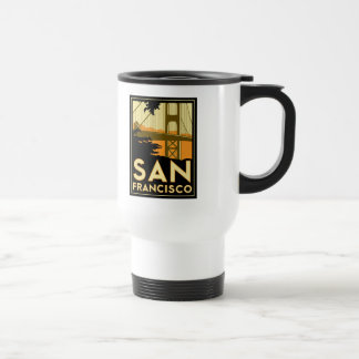 San Francisco Art Deco Travel Poster Reisbeker