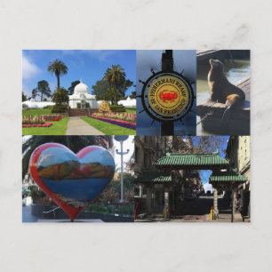 San Francisco Attractions #1 Briefkaart