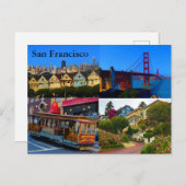 San Francisco Attractions #3-2 Briefkaart (Voorkant / Achterkant)