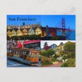 San Francisco Attractions #3-2 Briefkaart (Voorkant)