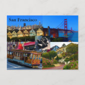 San Francisco Attractions #3 Briefkaart (Voorkant)