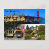 San Francisco Attractions #4 Briefkaart (Voorkant)