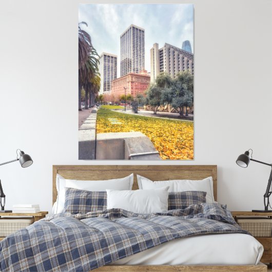 San Francisco Autumn Canvas Afdruk (Insitu (Slaapkamer))