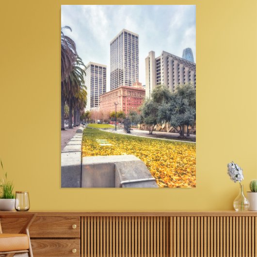 San Francisco Autumn Canvas Afdruk (Insitu (Woonkamer))