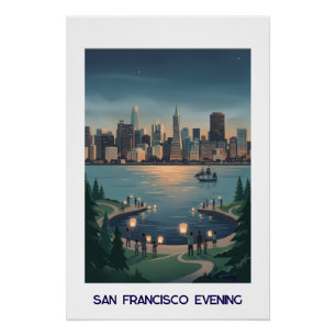 San Francisco Avond Perfect Poster