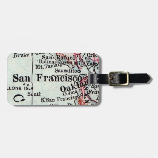 San Francisco Bagagelabel Husband Gift (Voorkant horizontaal)