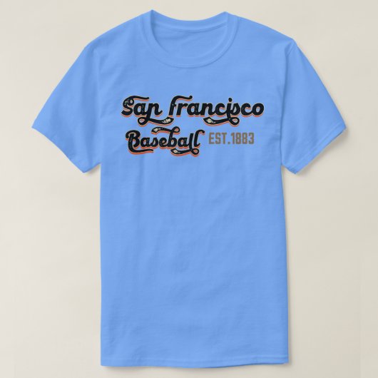 San Francisco Baseball Est 1883 Baseball L T-shirt (Design voorkant)