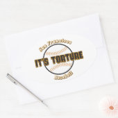 San Francisco Baseball Het is martelende ovale Sti Sticker (Envelop)