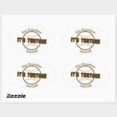 San Francisco Baseball Het is martelende ovale Sti Sticker (Vel)