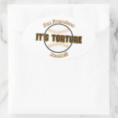 San Francisco Baseball Het is martelende ovale Sti Sticker (Tas)