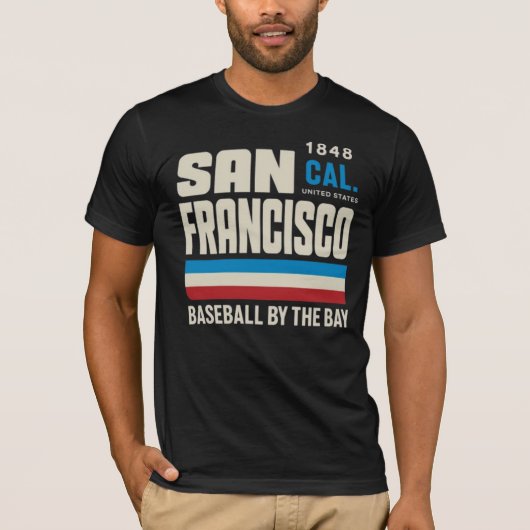 San Francisco Baseball Inspired Graphic T-shirt (Voorkant)