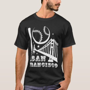 San Francisco Baseball Patriotic Baseball T-shirt