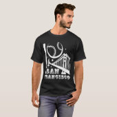 San Francisco Baseball Patriotic Baseball T-shirt (Voorkant volledig)