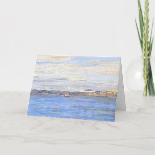 San Francisco Bay 1984, Blue Angels boven Alcatraz Kaart (Voorkant)