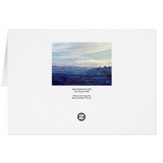 San Francisco Bay 3, Blue Angels 1984 (Achterkant Horizontaal)