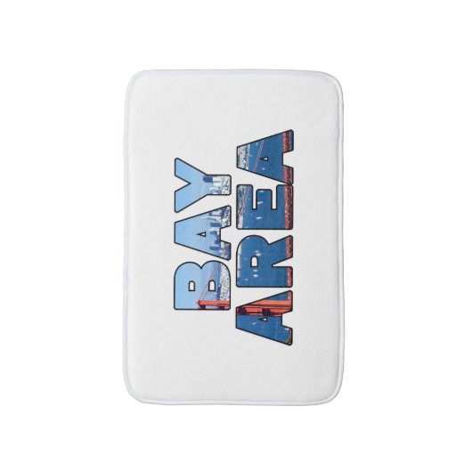 San Francisco Bay Area Badmat (Voorkant Verticaal)