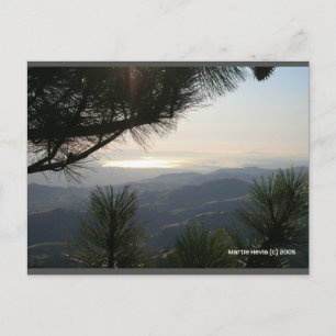 San Francisco Bay Area   Blue Beach Song™-Briefkaa Briefkaart
