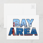 San Francisco Bay Area Briefkaart (Voorkant / Achterkant)