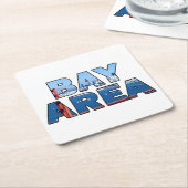 San Francisco Bay Area Kartonnen Onderzetters (Schuin)