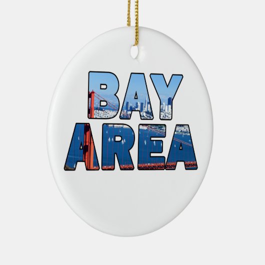 San Francisco Bay Area Keramisch Ornament (Rechts)