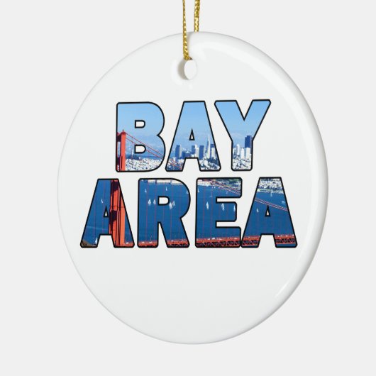San Francisco Bay Area Keramisch Ornament (Links)