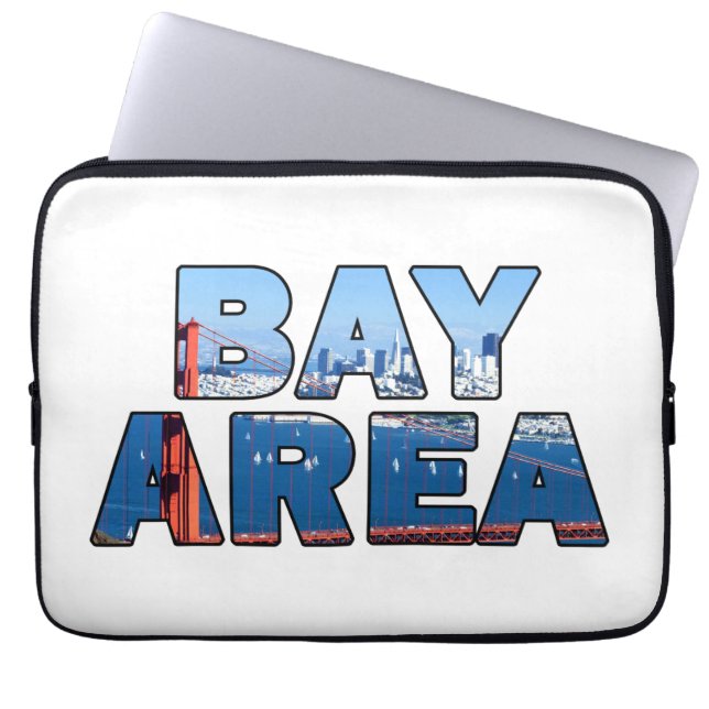 San Francisco Bay Area Laptop Sleeve (Voorkant)
