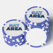 San Francisco Bay Area Pokerchips (Opstapeling)