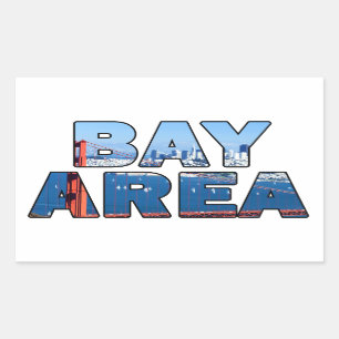 San Francisco Bay Area Rechthoekige Sticker