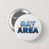 San Francisco Bay Area Ronde Button 5,7 Cm (Voorkant /achterkant)