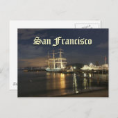 San Francisco Bay bij nacht Briefkaart (Voorkant / Achterkant)
