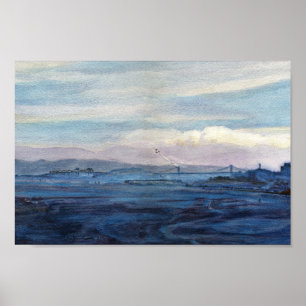 San Francisco Bay, Blue Angels 1984 Poster