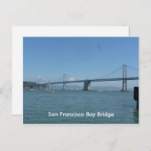 San Francisco Bay Bridge Briefkaart (Voorkant / Achterkant)