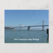 San Francisco Bay Bridge Briefkaart (Voorkant)