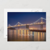 San Francisco Bay Bridge Briefkaart (Voorkant / Achterkant)