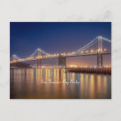 San Francisco Bay Bridge Briefkaart (Voorkant)