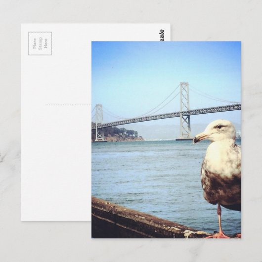 San Francisco Bay Bridge Briefkaart (Voorkant / Achterkant)